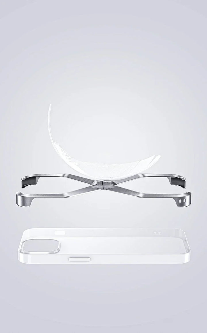 Avtagbart Metall Cool Alloy iPhone Fodral