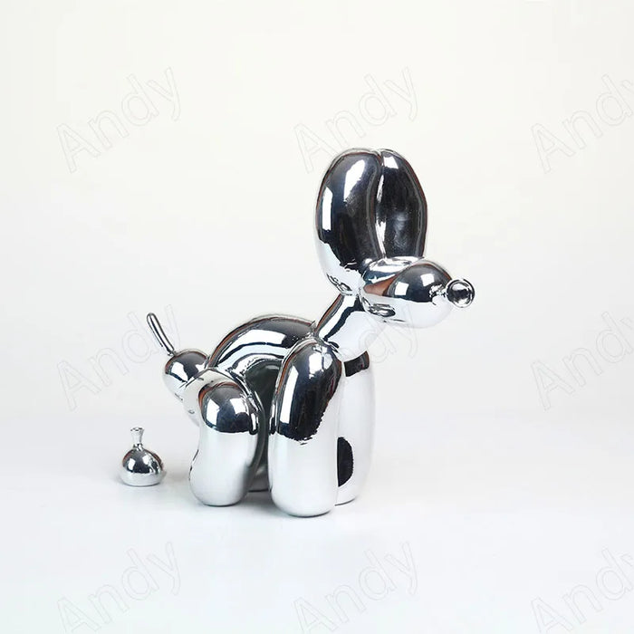 Minimalistisk Ballonghund Ornament