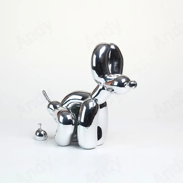 Minimalistisk Ballonghund Ornament