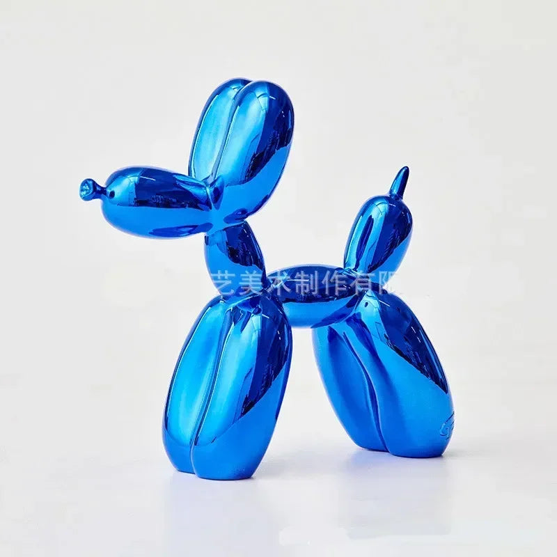 Nordisk Ballonghund Skulptur Resin Djur Ornament Konst Skulpturer och Figurer Hantverk Heminredning Rum Skrivbordsaccessoarer