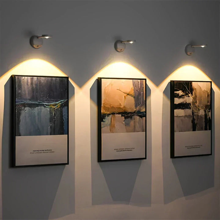 Väggspotlight – SmartGlow – uppladdningsbar LED – rörelsesensor