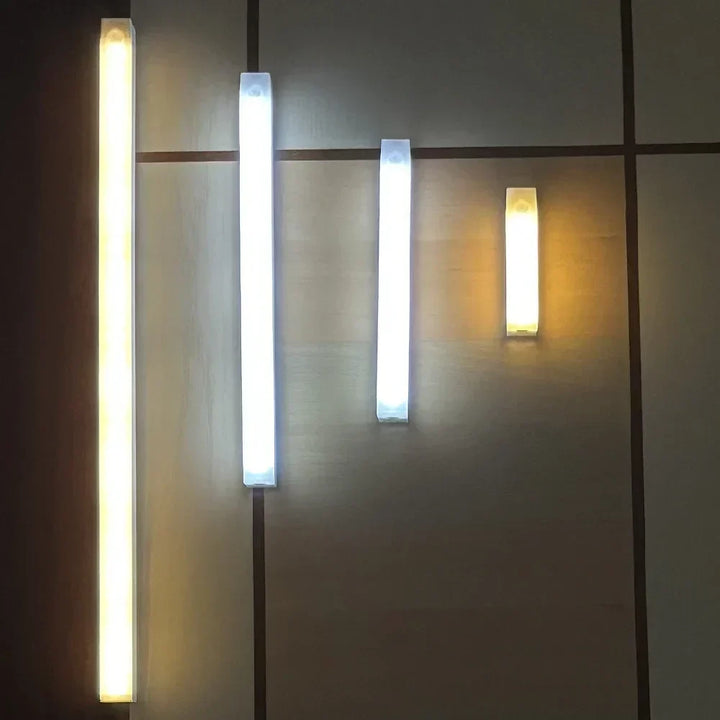 Rörelsesensor LED nattlampa USB uppladdningsbar trådlös lampa
