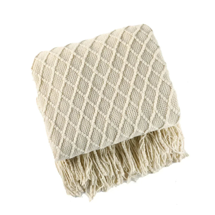 Nordisk stil Dick stickad filt
