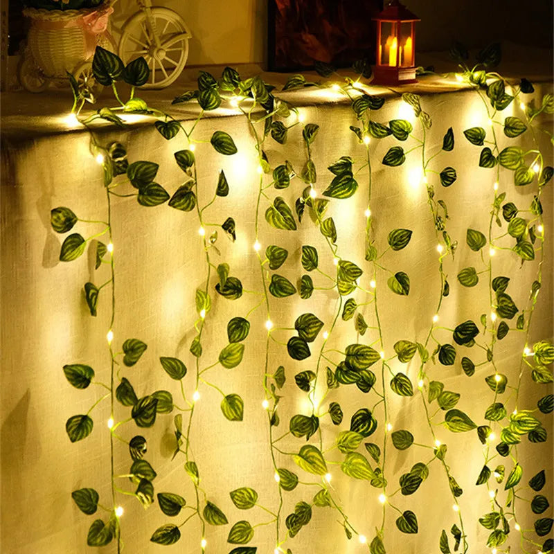 Trädgårdsvin LED-ljusslingor