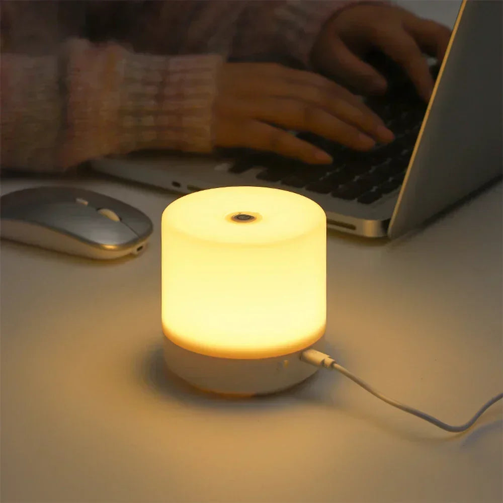 Kreativ USB Nattdukslampan - Touch-Dimmbar LED Nattljus för Sovrum &amp; Studentbostad