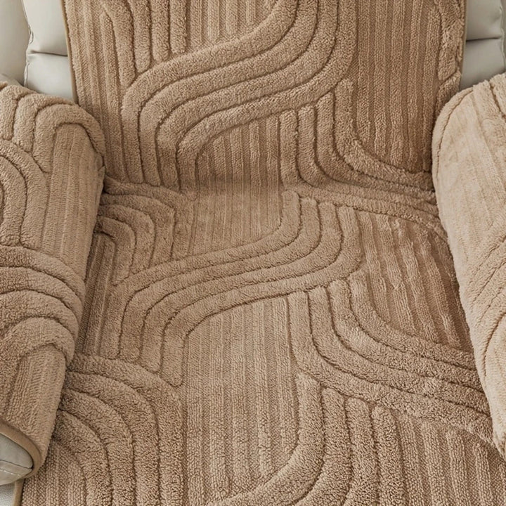 Silven Plush Tjock Anti-Slip Recliner Sofföverdrag