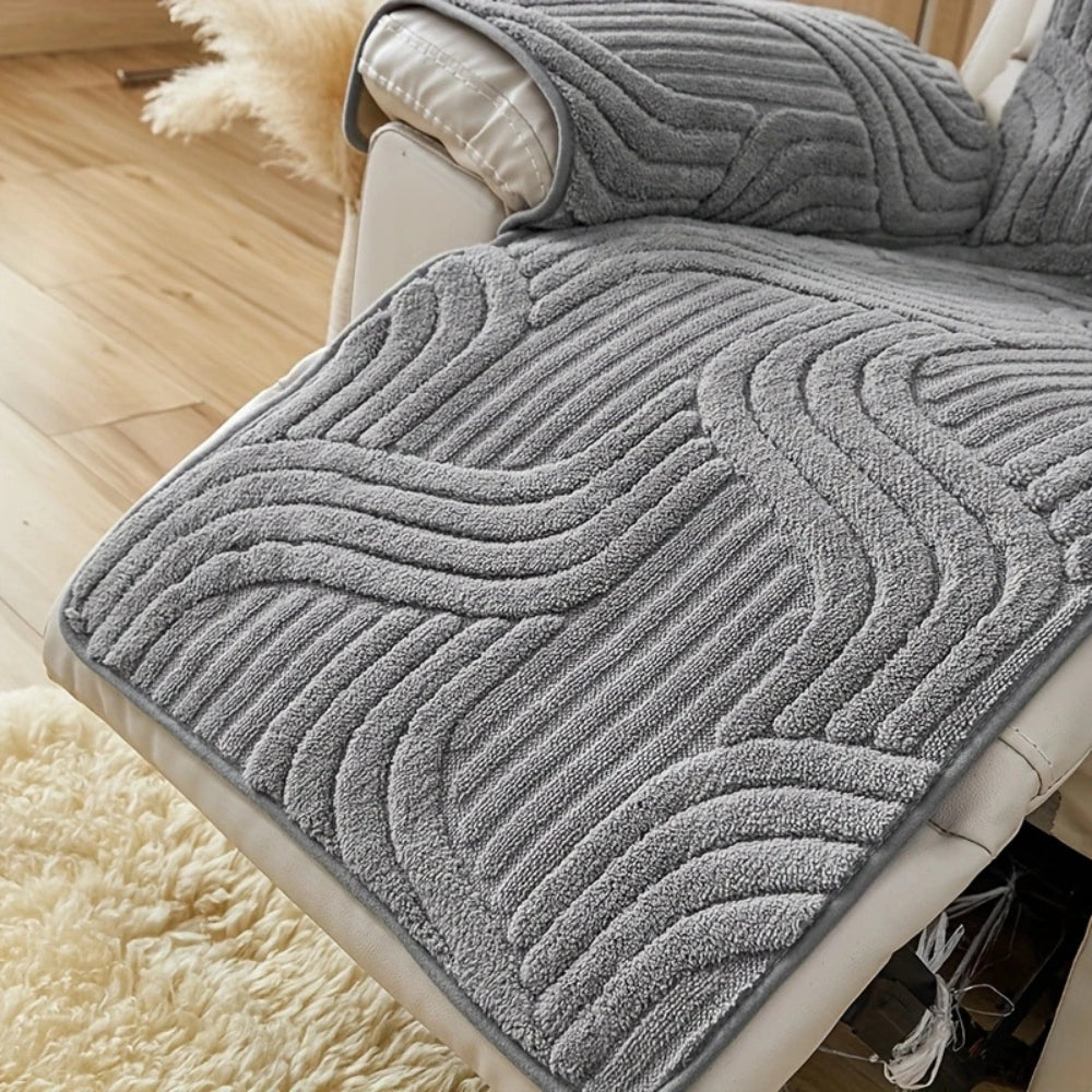 Silven Plush Tjock Anti-Slip Recliner Sofföverdrag