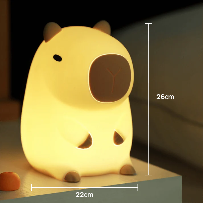 Bedårande Capybara Nattlampa