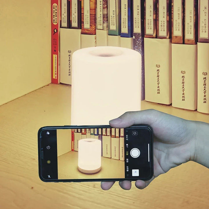 Beröringsfri uppladdningsbar bordslampa | Dimbar LED bordslampa med USB-anslutning