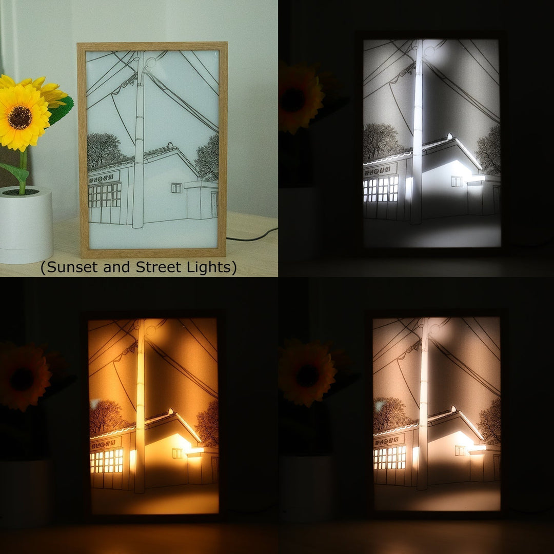 Kreativ DIY Solmålning Nattljus