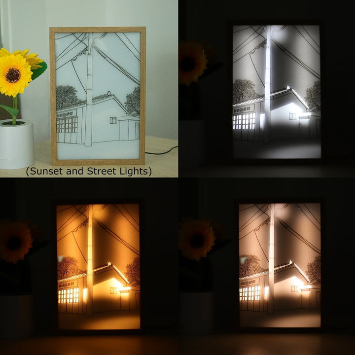 Kreativ DIY Solmålning Nattljus