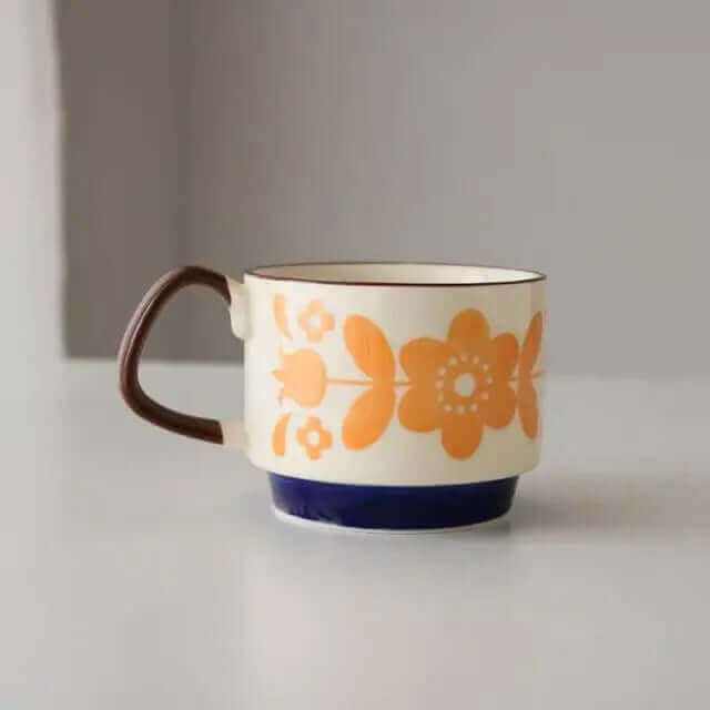 Utmärkta Retro Kaffemuggar i Keramik – tillgängliga i 8 olika mönster