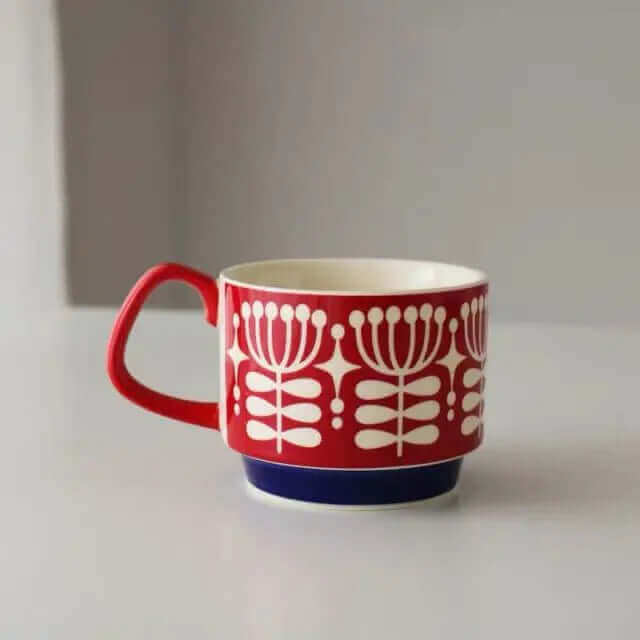 Utmärkta Retro Kaffemuggar i Keramik – tillgängliga i 8 olika mönster
