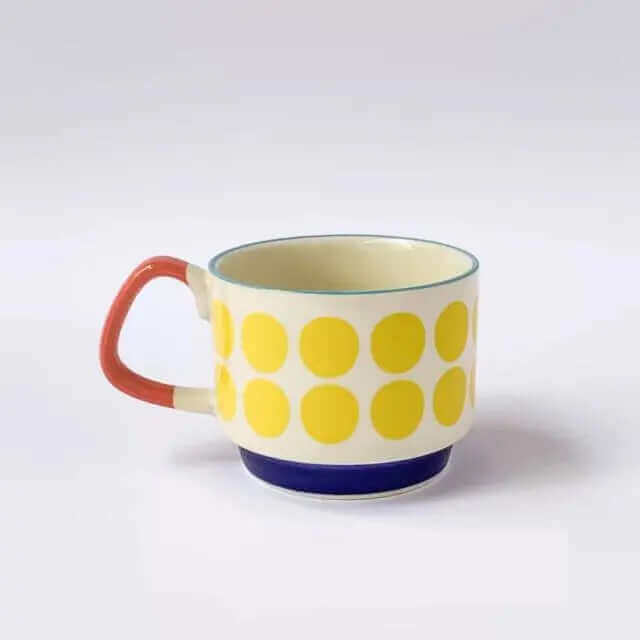 Utmärkta Retro Kaffemuggar i Keramik – tillgängliga i 8 olika mönster