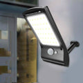 Solarlampor utomhus 36 LED superljus solarlampa 280LM rörelsesensor säkerhetslampor trådlösa vattentåliga flexibla vägglampor