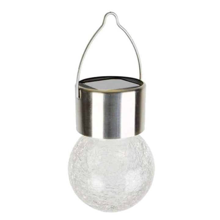 12 PCS Snap Ball Solar Kandelaber Utomhus Trädgård Gård Semester Dekorativ Lampa med Klämma (Varm Vit Ljus)