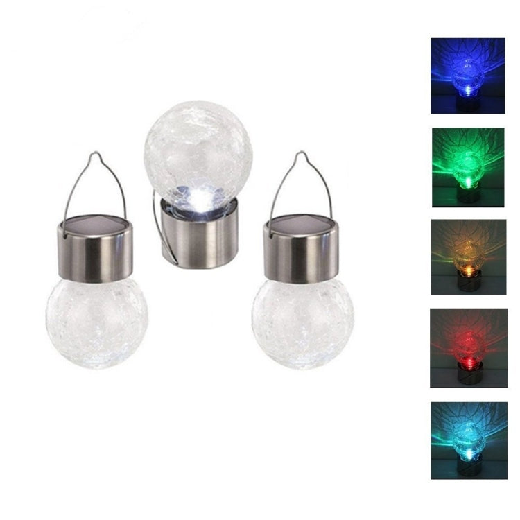 12 PCS Snap Ball Solar Kandelaber Utomhus Trädgård Gård Semester Dekorativ Lampa med Klämma (Varm Vit Ljus)