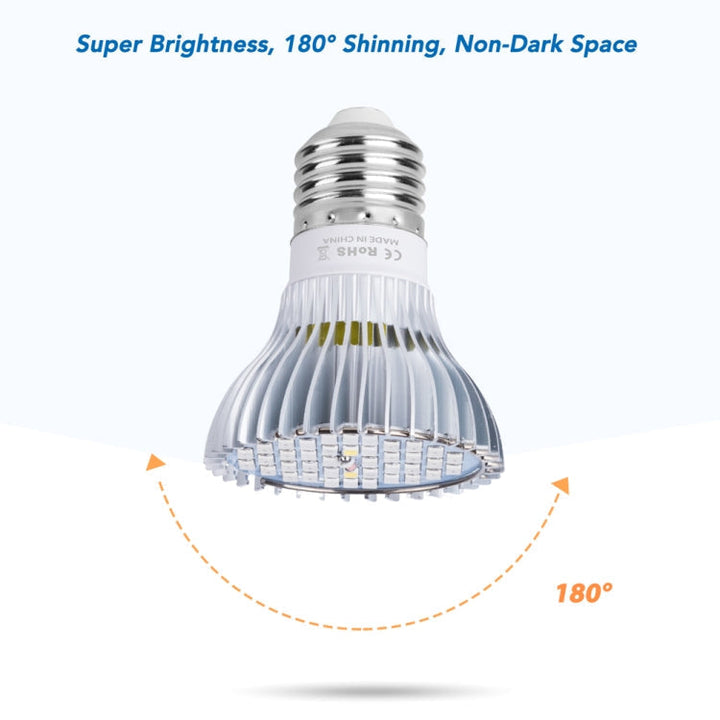LED Växtbelysning Full Spektrum E27 Växtfyllnadslampa, Effekt: 100W 150 Lamppärlor