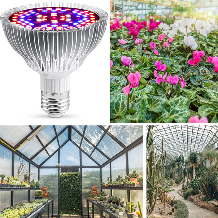 LED Växtbelysning Full Spektrum E27 Växtfyllnadslampa, Effekt: 100W 150 Lamppärlor