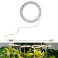 LED Växtbelysning Fullspektrum Intelligent Timer Inomhus Fyllnadsljus Ring Växtlampa, Effekt: En huvudenhet (Solskina)