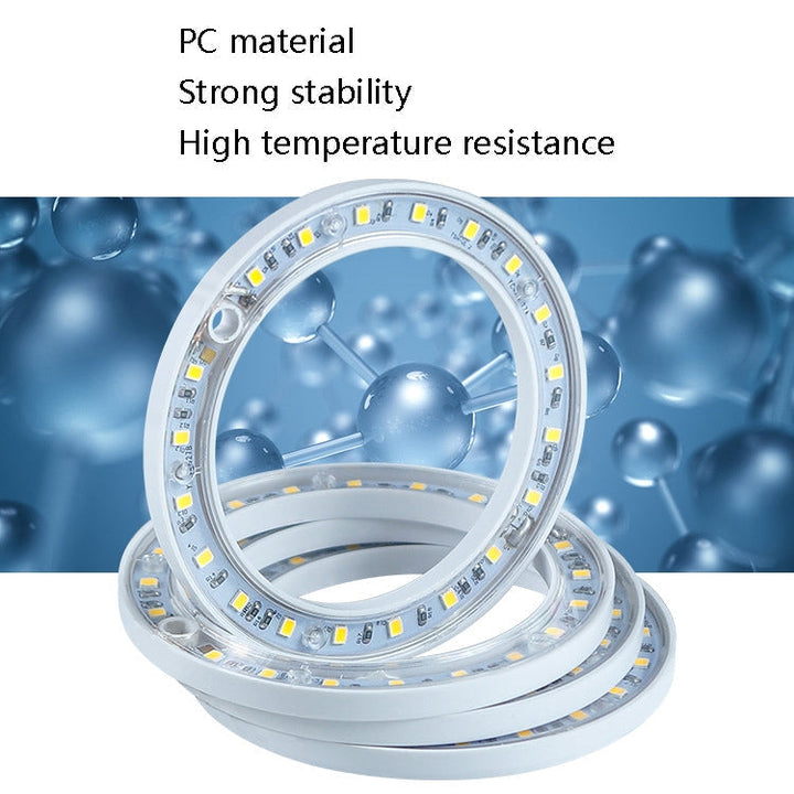 LED Växtbelysning Fullspektrum Intelligent Timer Inomhus Fyllnadsljus Ring Växtlampa, Effekt: En huvudenhet (Solskina)
