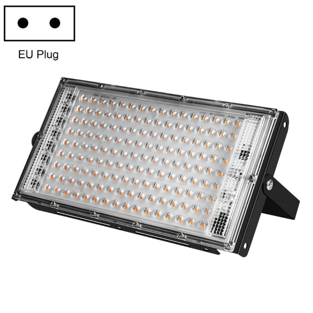 LED Växtbelysning Fullspektrum Vattentät Växtlampa EU Kontakt 144 Klibb 200W