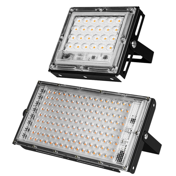 LED Växtbelysning Fullspektrum Vattentät Växtlampa EU Kontakt 144 Klibb 200W