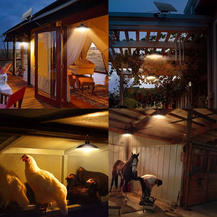 IP65 Vattentät Utomhus Solenergi LED Lampa Kandelaber Inomhusbelysning, Specifikation: Enkel Vit Ljus med Fjärrkontroll