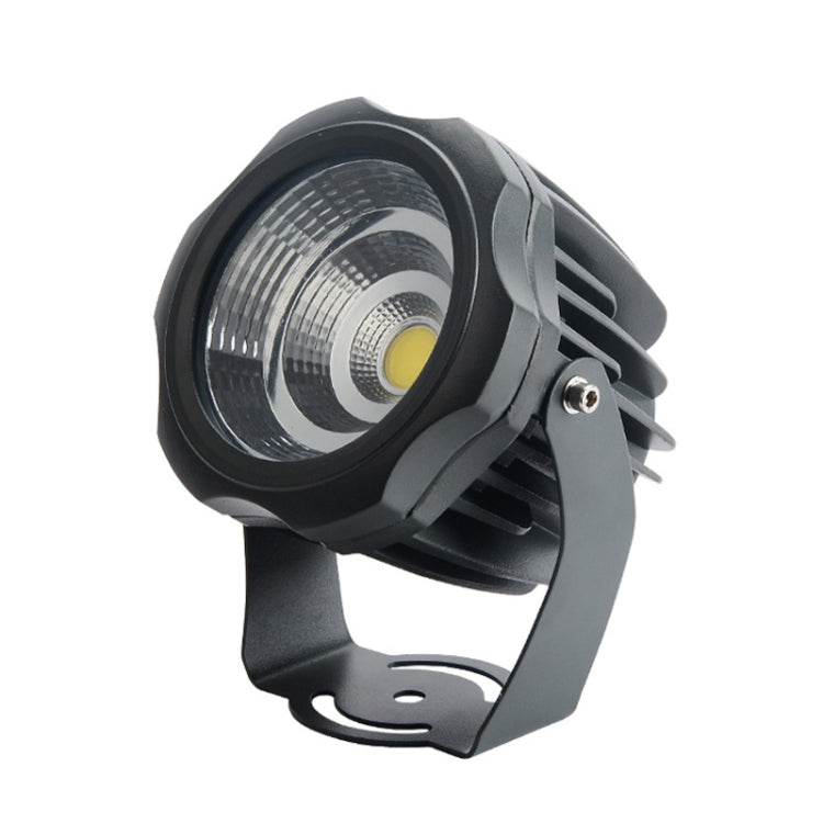 LED Flodljus COB Utomhus Vattentät Spotlight Reklamlampor Trädgårdslampa, färg: 10W 7 färger