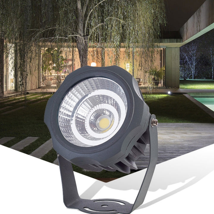 LED Flodljus COB Utomhus Vattentät Spotlight Billboard Lampor Trädgårdslampa, färg: 20W 2 färgval 1