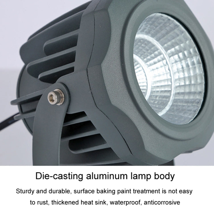 LED Flodljus COB Utomhus Vattentät Spotlight Billboard Lampor Trädgårdslampa, färg: 20W 2 färgval 1