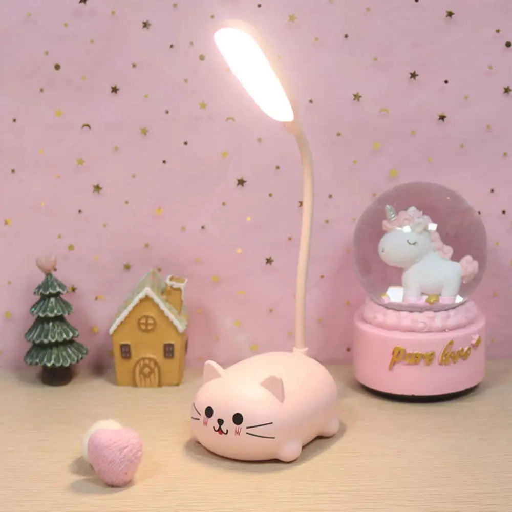 USB Kattlampa – Mini LED Nattlampa med Mjuk Ljus