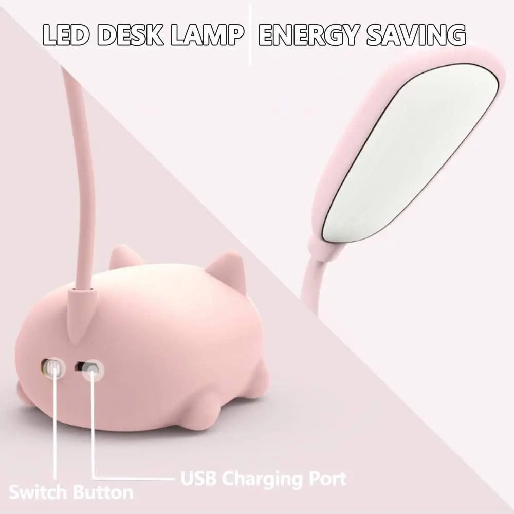 USB Kattlampa – Mini LED Nattlampa med Mjuk Ljus