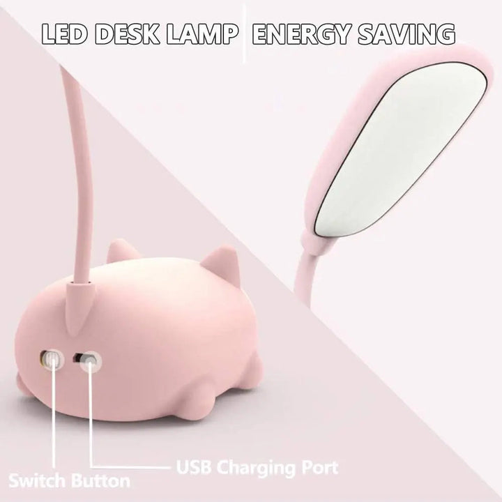 USB Kattlampa – Mini LED Nattlampa med Mjuk Ljus