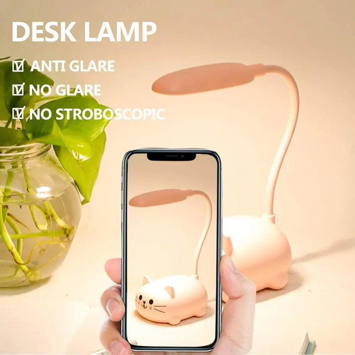 USB Kattlampa – Mini LED Nattlampa med Mjuk Ljus