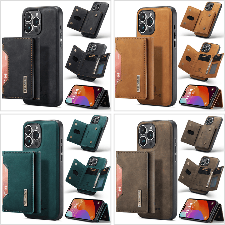 2-i-1 iPhone-fodral med avtagbar plånbok
