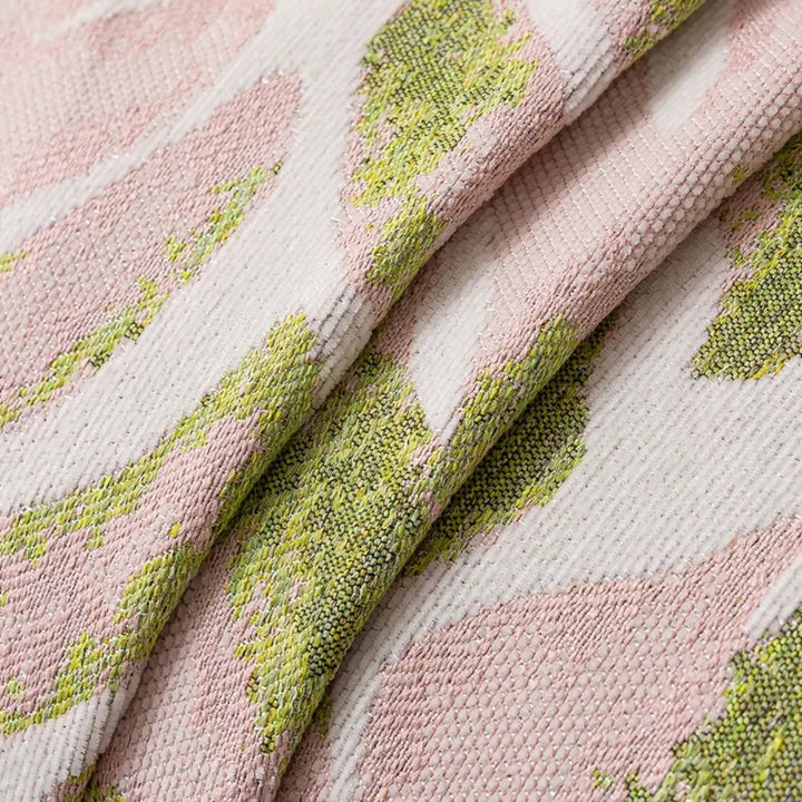 Verdure Leaf Pattern Chenille Sofföverdrag