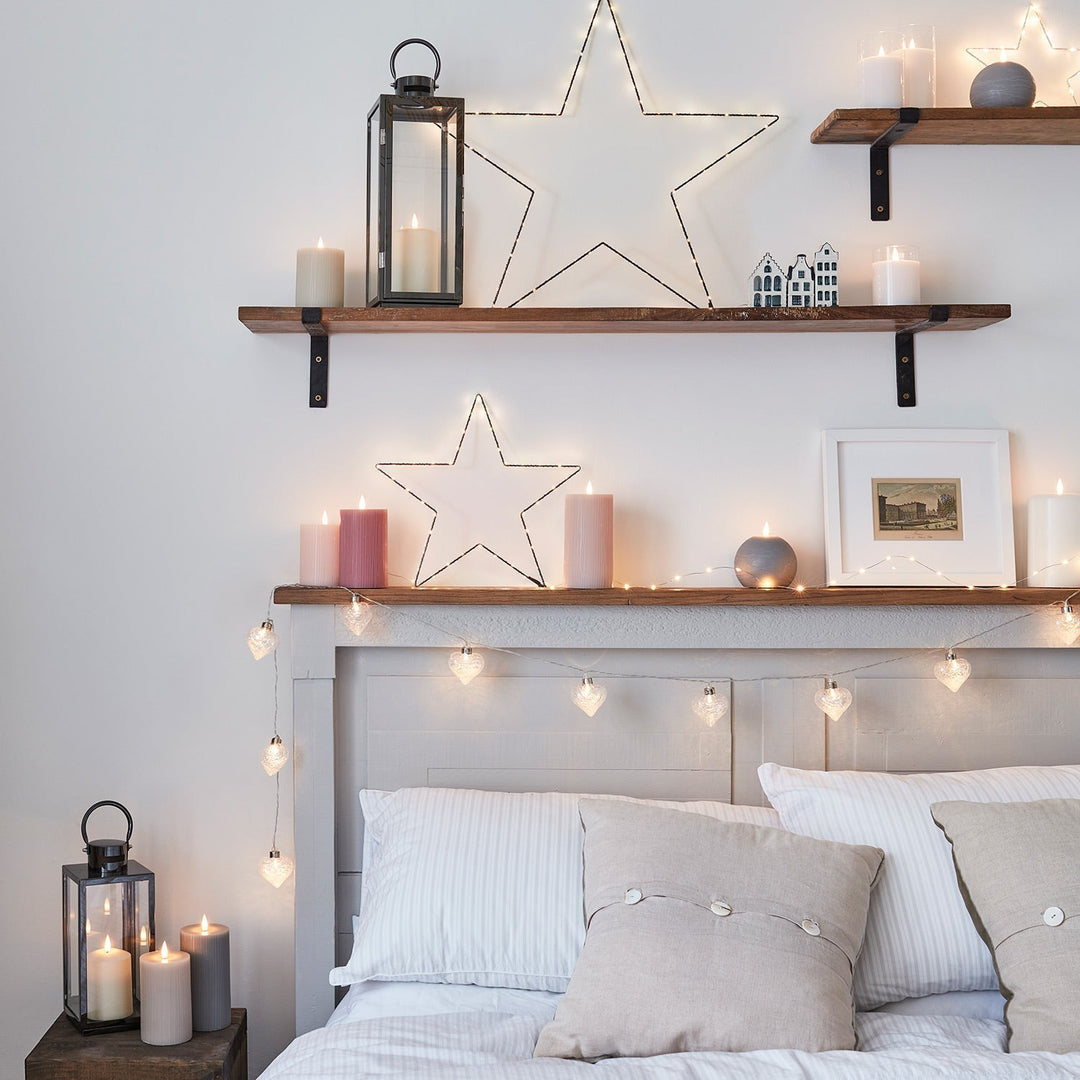 LED-lampa i rostfritt stål, mörkgrå med TruGlow LED-ljus