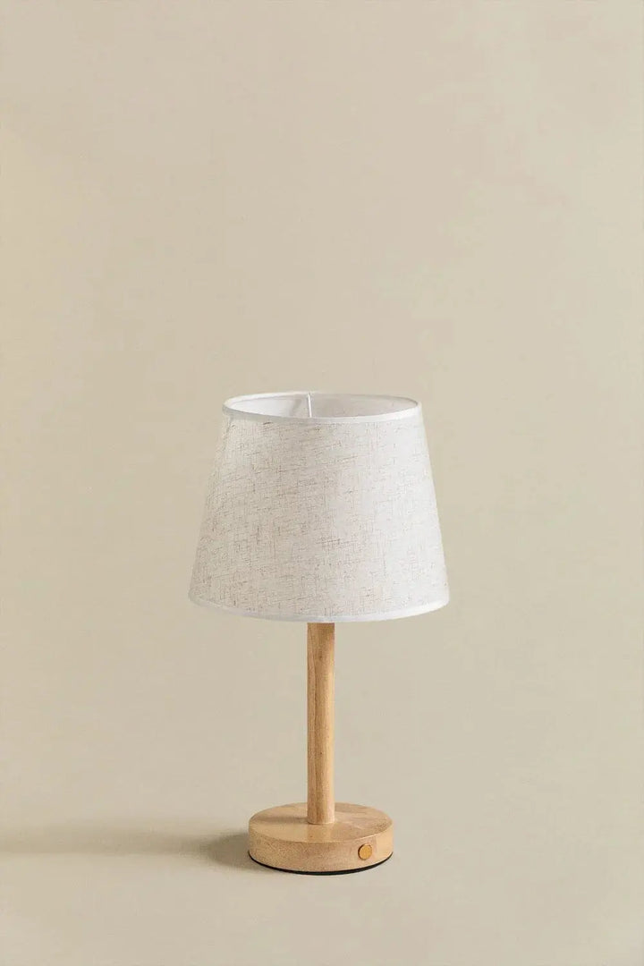 Trä LED Nattlampa WoodGlow – Modern &amp; Trådlös Lampa