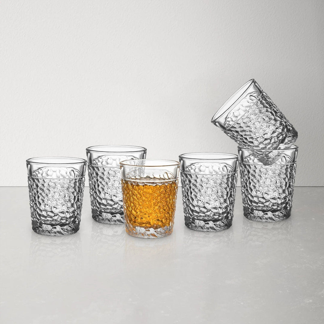 Graverade Tequila Shotglas-set