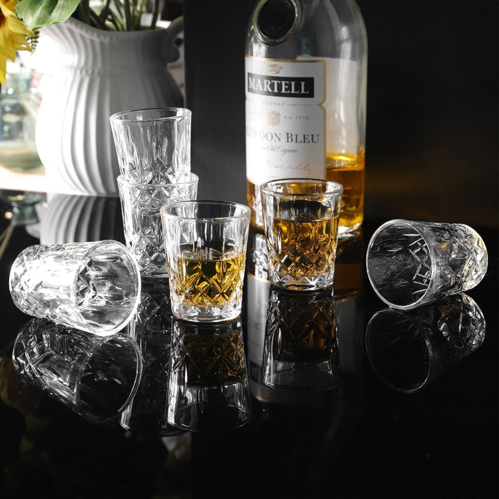 Graverade Tequila Shotglas-set