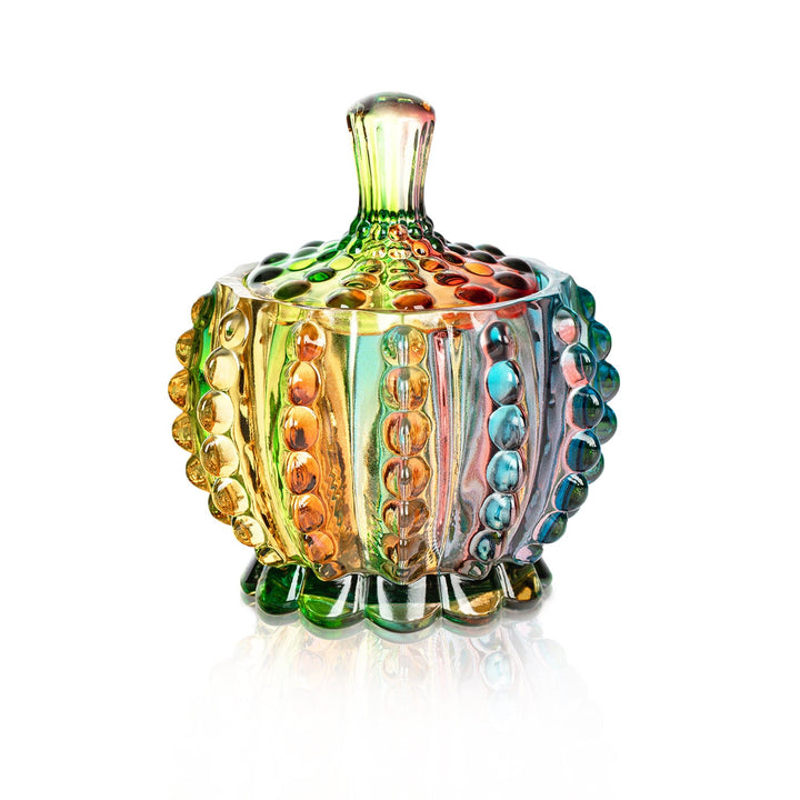 Iridescent Socker Skål med Lock