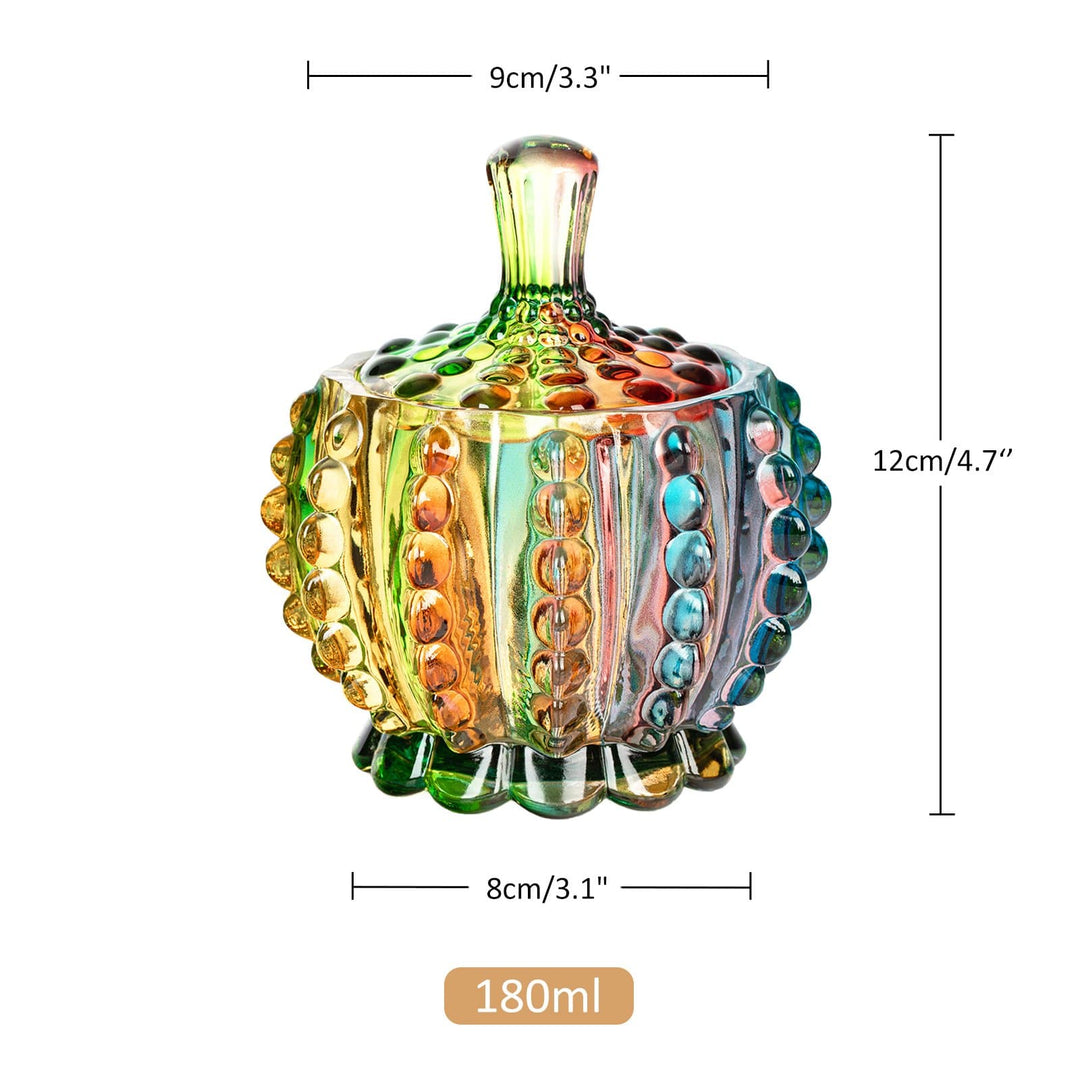 Iridescent Socker Skål med Lock