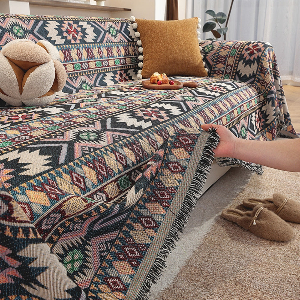 Zarela Boho Chenille Sofföverdrag