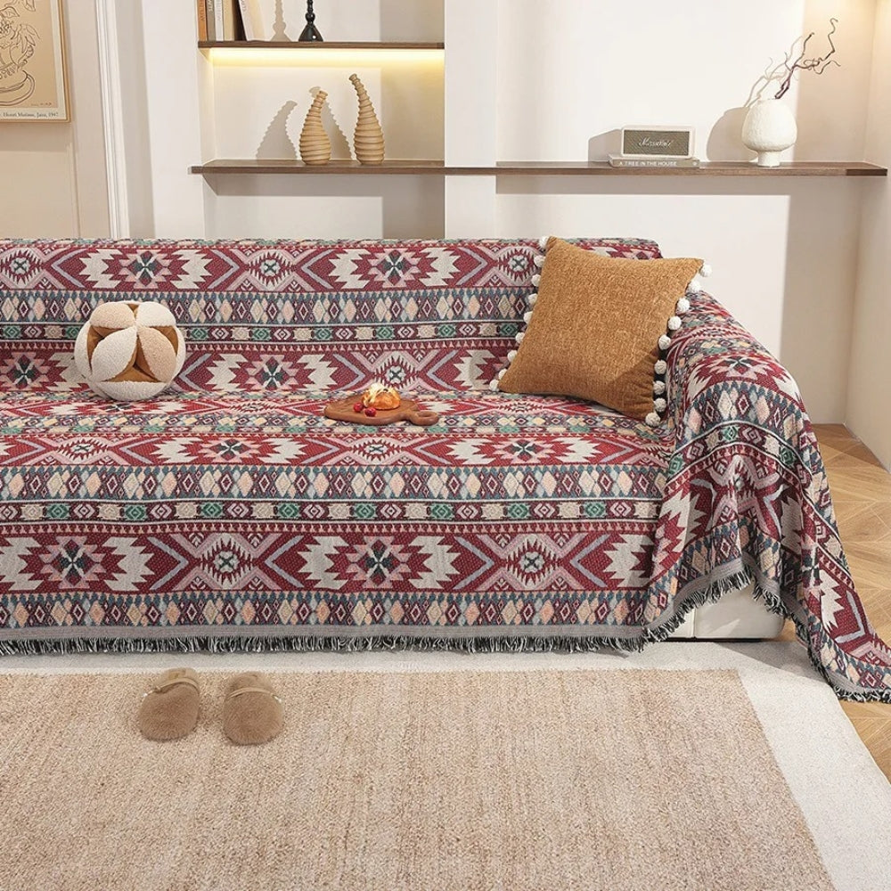 Zarela Boho Chenille Sofföverdrag