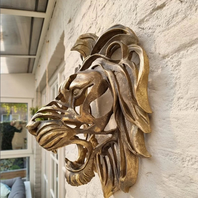 RegalRoar Lejon - Lejonhuvud Väggskulptur