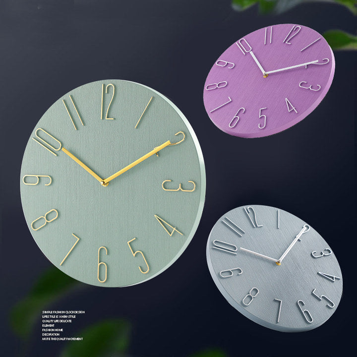 Enkel Minimalistisk Väggdekoration Klocka