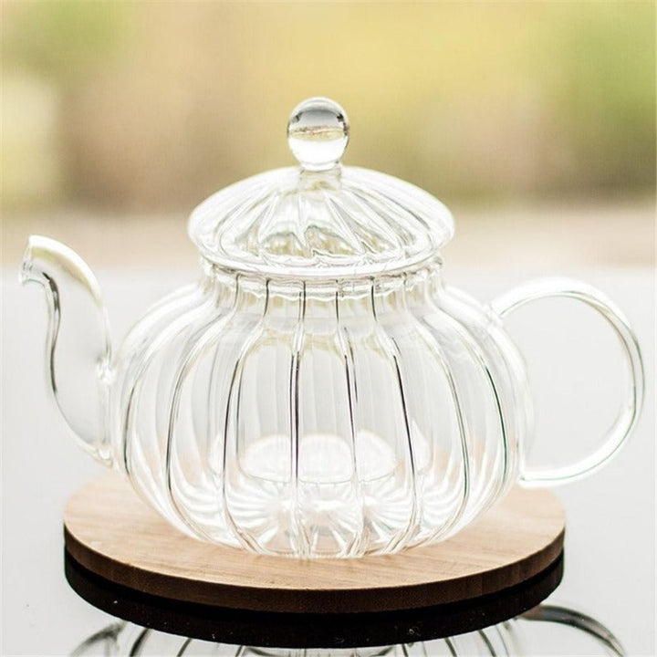 Kristallklar Glasteapot Set