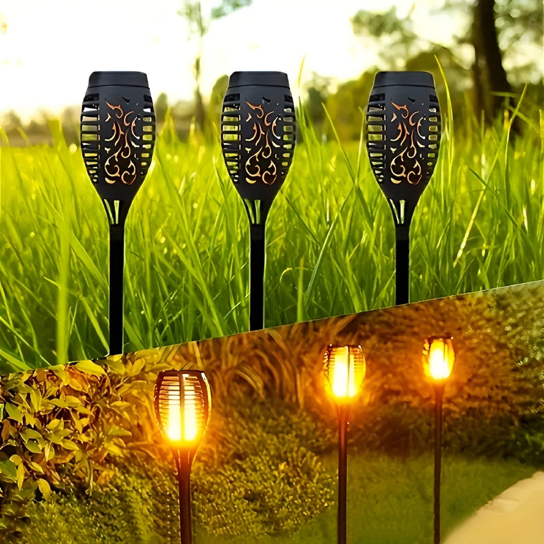 SolarFlame – Utomhus Solflamma Trädgårdslampa
