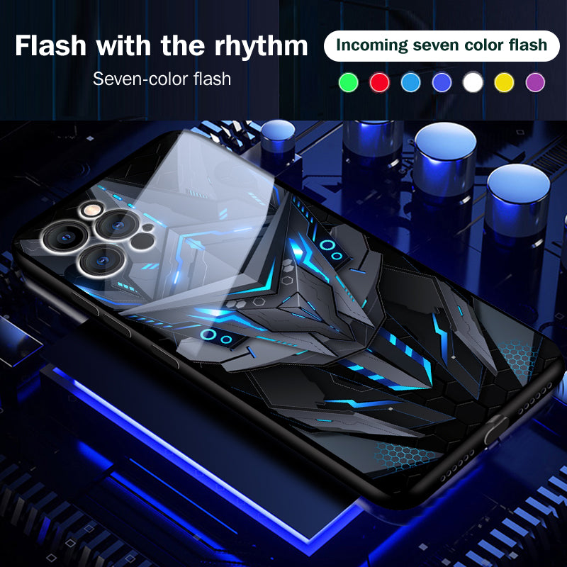Cool Mecha Apple Smart Flash Telefonfodral